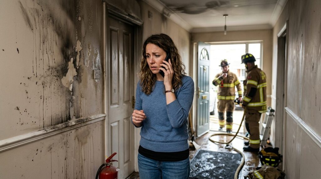 Professional stock photo, 16:9 ratio, photorealistic. A fema